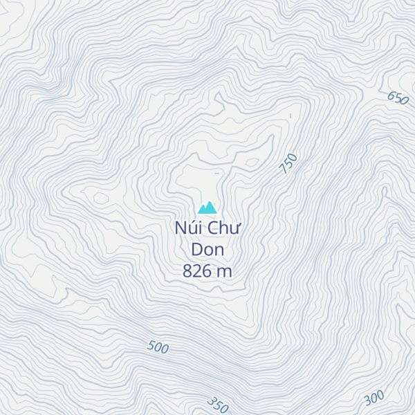 Map of Núi Chư Don