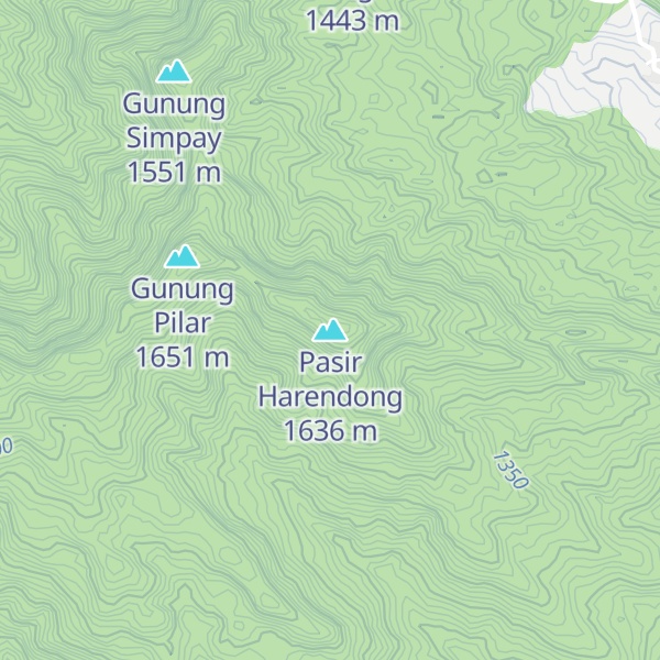 Map of Pasir Harendong