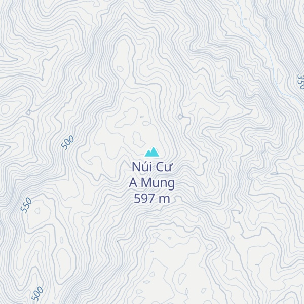 Map of Núi Cư A Mung