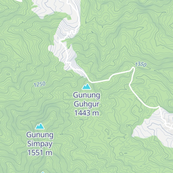 Map of Gunung Guhgur