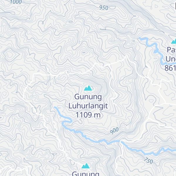 Map of Gunung Luhurlangit