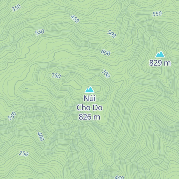 Map of Núi Cho Do