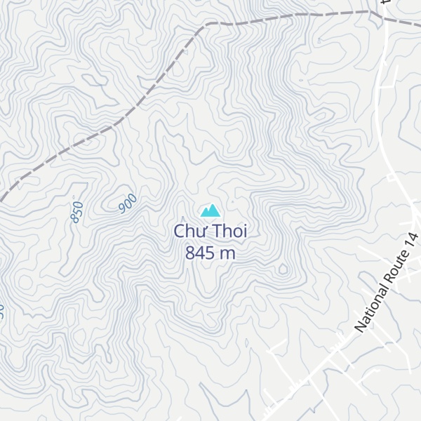 Map of Chư Thoi