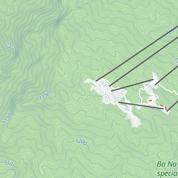 Map of Núi Bà Nà