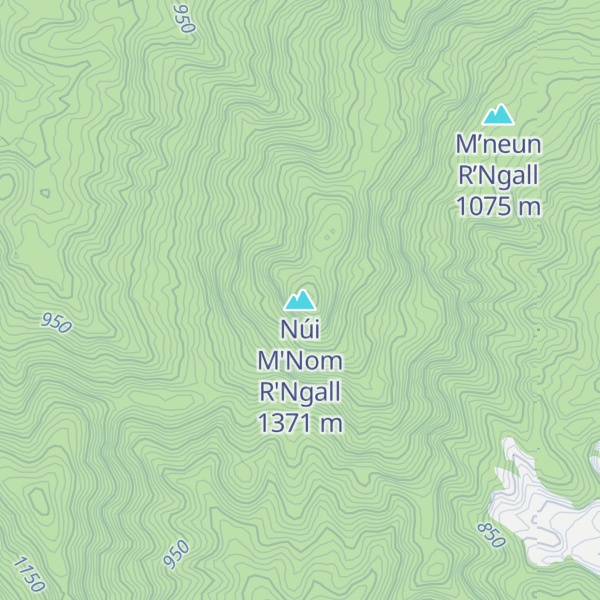Map of Núi M'Nom R'Ngall