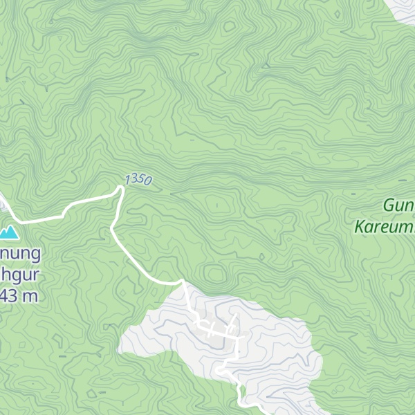 Map of Gunung Margawindu