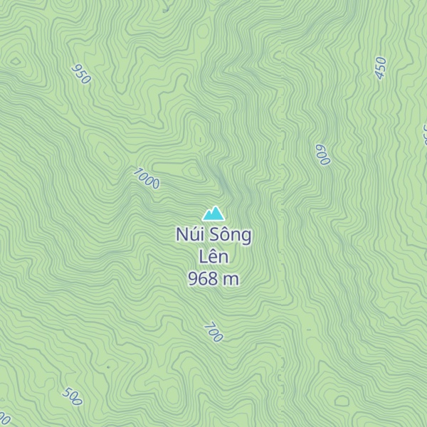 Map of Núi Sông Lên