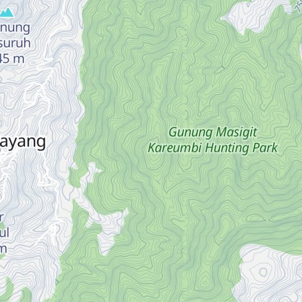 Map of Gunung Lampingsangkur