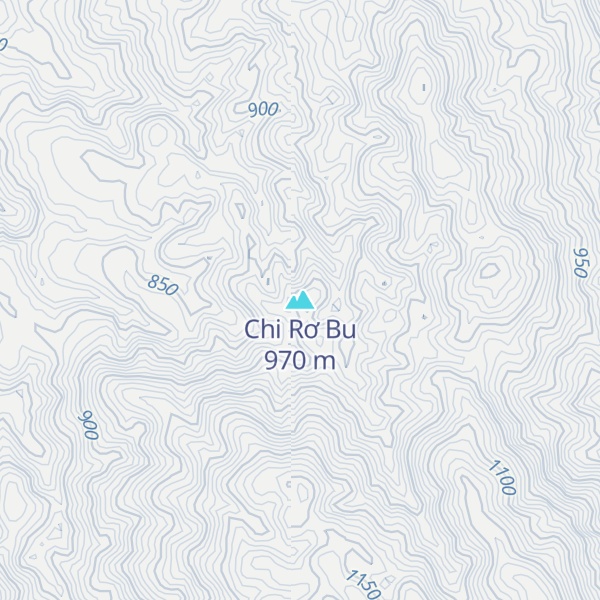 Map of Chi Rơ Bu