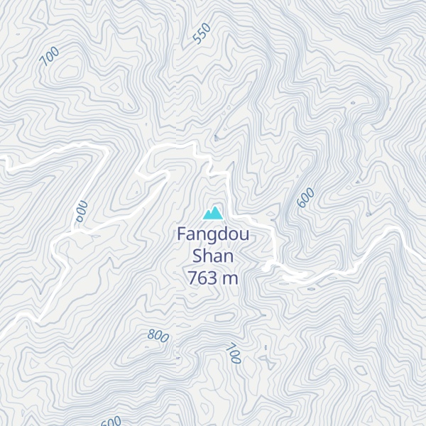 Map of Fangdou Shan