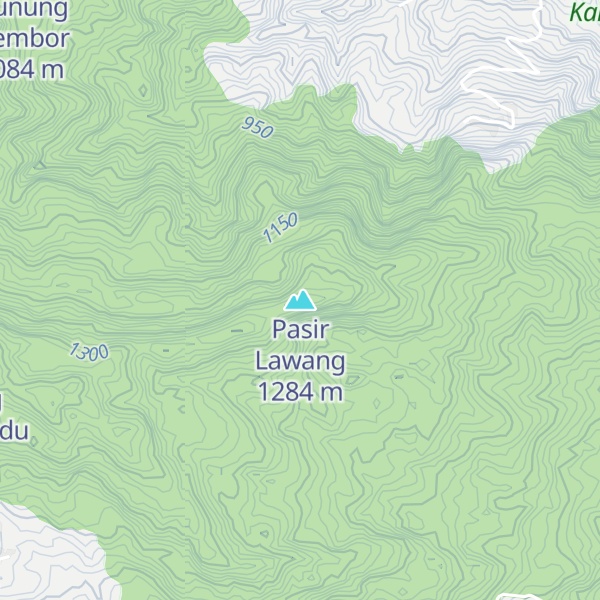 Map of Pasir Lawang