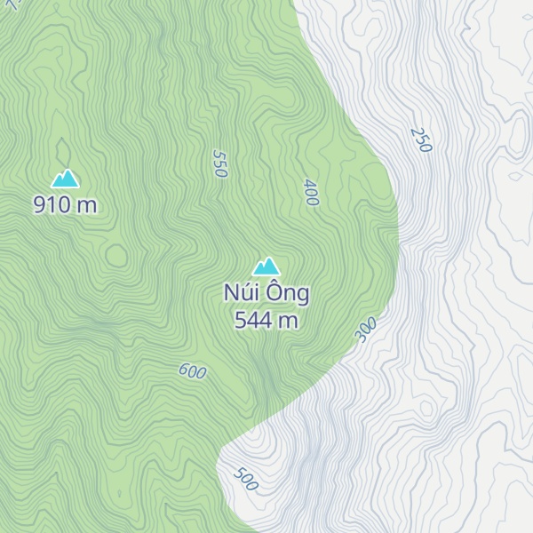 Map of Núi Ông