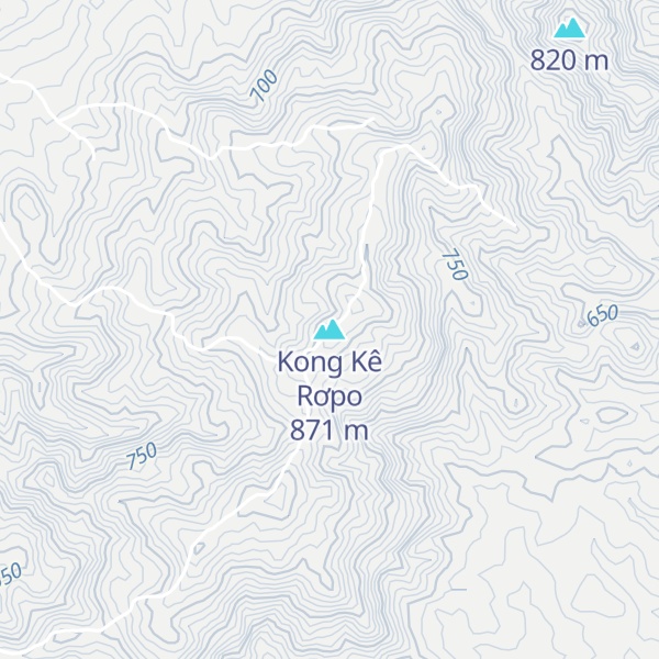 Map of Kong Kê Rơpo
