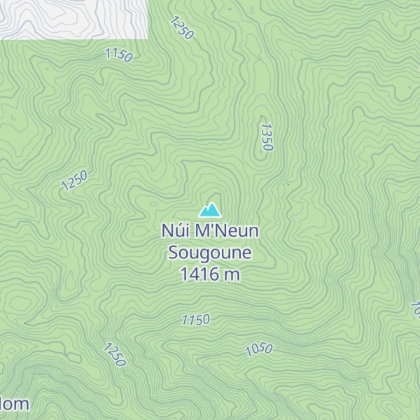 Map of Núi M'Neun Sougoune