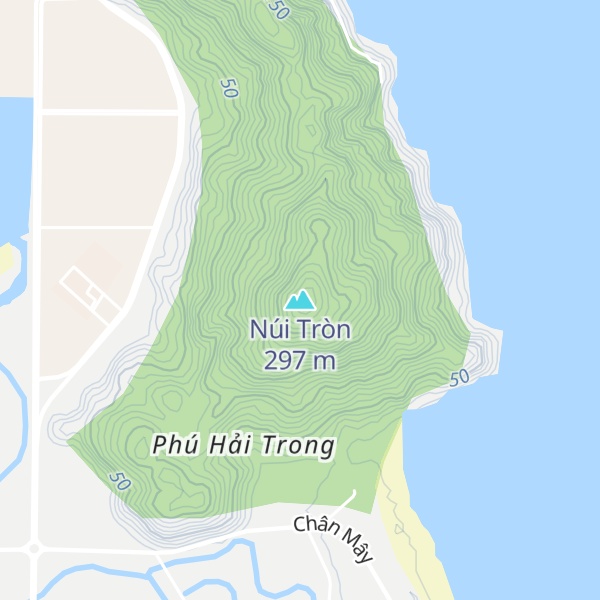 Map of Núi Tròn