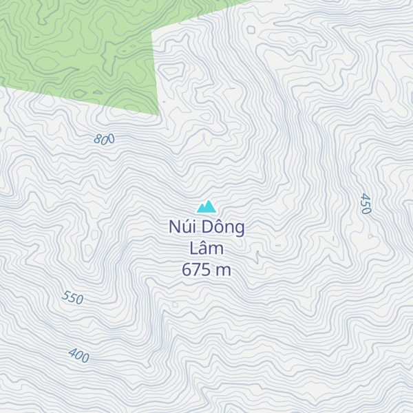 Map of Núi Dông Lâm