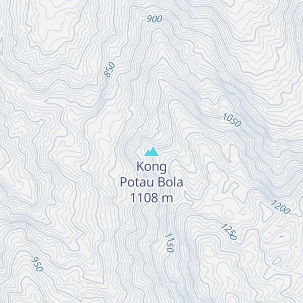 Map of Kong Potau Bola