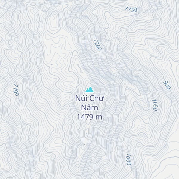 Map of Núi Chư Nâm