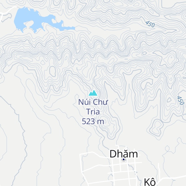 Map of Núi Chư Tria
