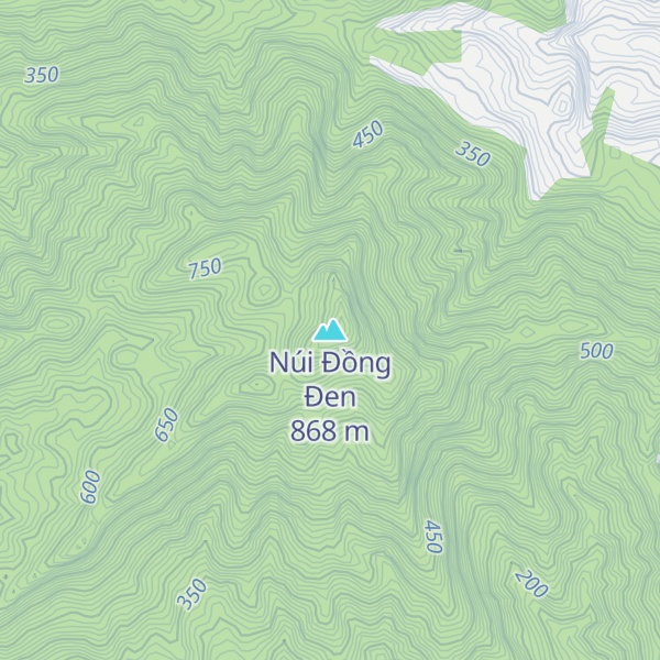 Map of Núi Đồng Đen