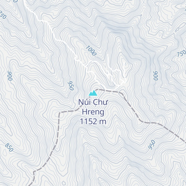 Map of Núi Chư Hreng