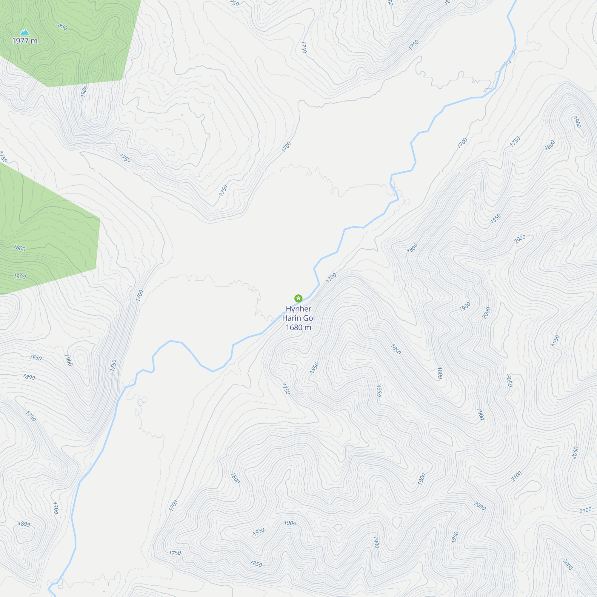 Hүnher Harin Gol map