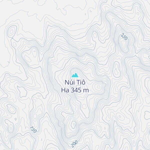 Map of Núi Tiô Ha
