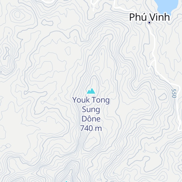 Map of Youk Tong Sung Dône
