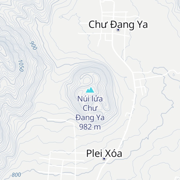 Map of Núi lửa Chư Đang Ya