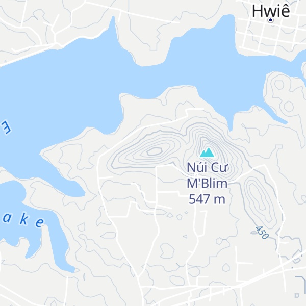 Map of Chư Mlom