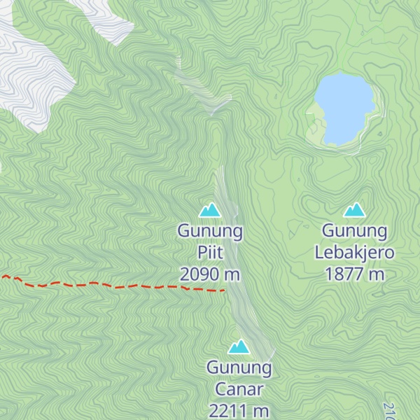 Map of Gunung Piit