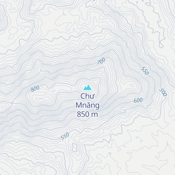 Map of Chư Mnăng