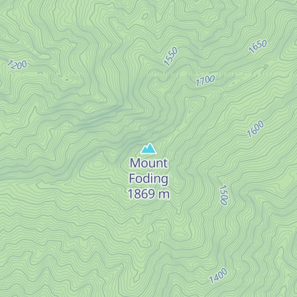 Map of Mount Foding
