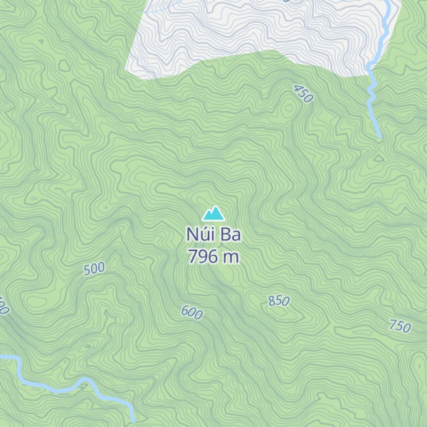 Map of Núi Ba