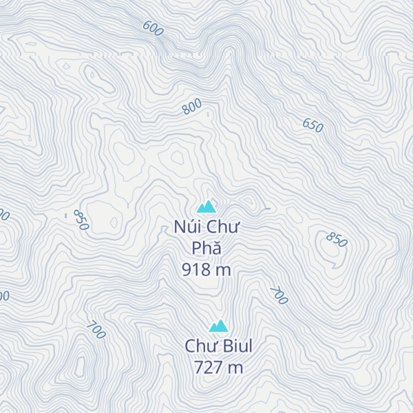 Map of Núi Chư Phă