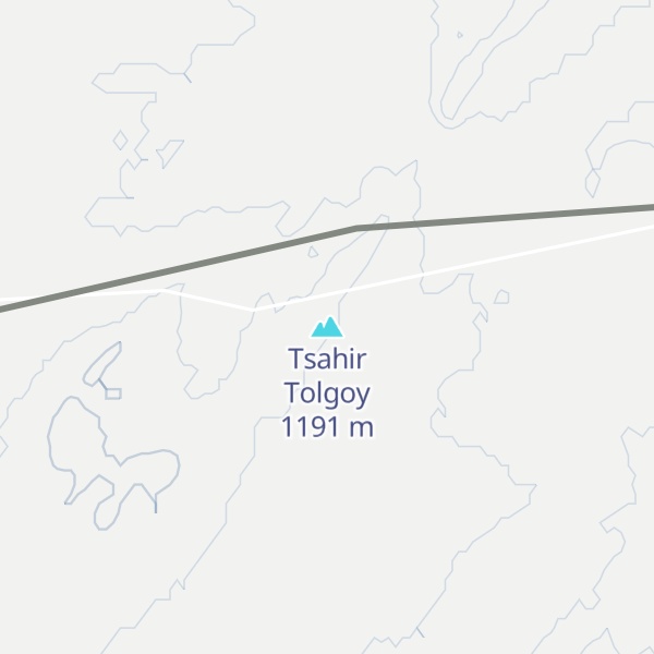 Map of Tsahir Tolgoy