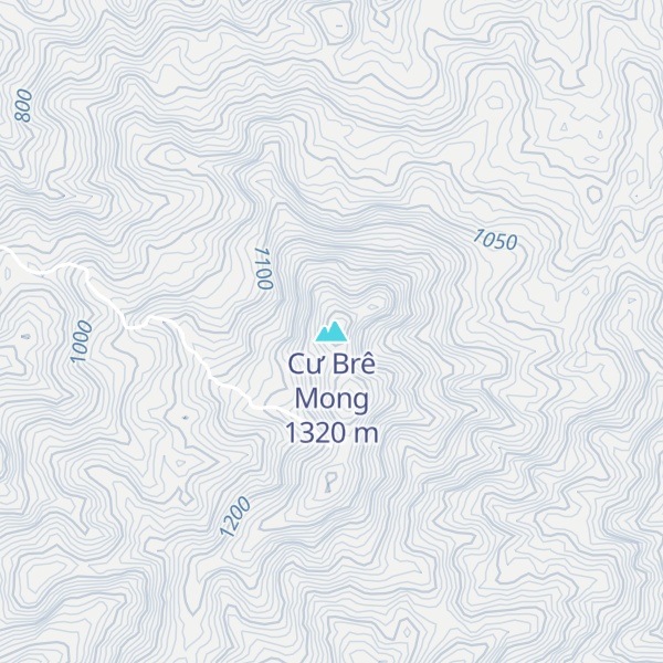 Map of Cư Brê Mong