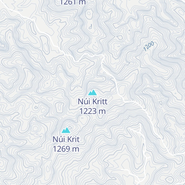 Map of Núi Kritt