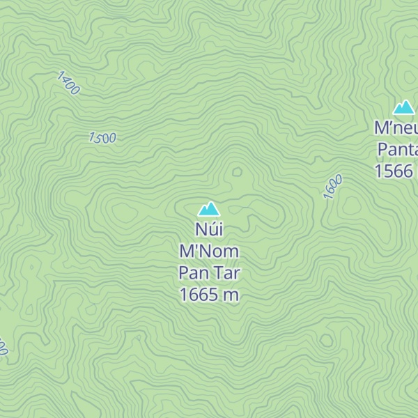 Map of Núi M'Nom Pan Tar