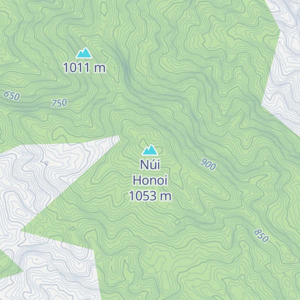 Map of Núi Honoi