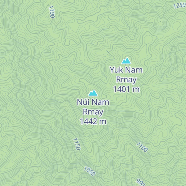 Map of Núi Nam Rmay