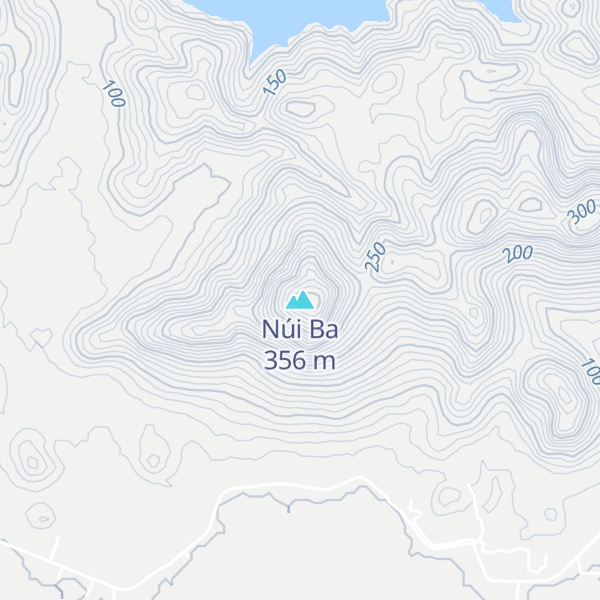 Map of Núi Ba