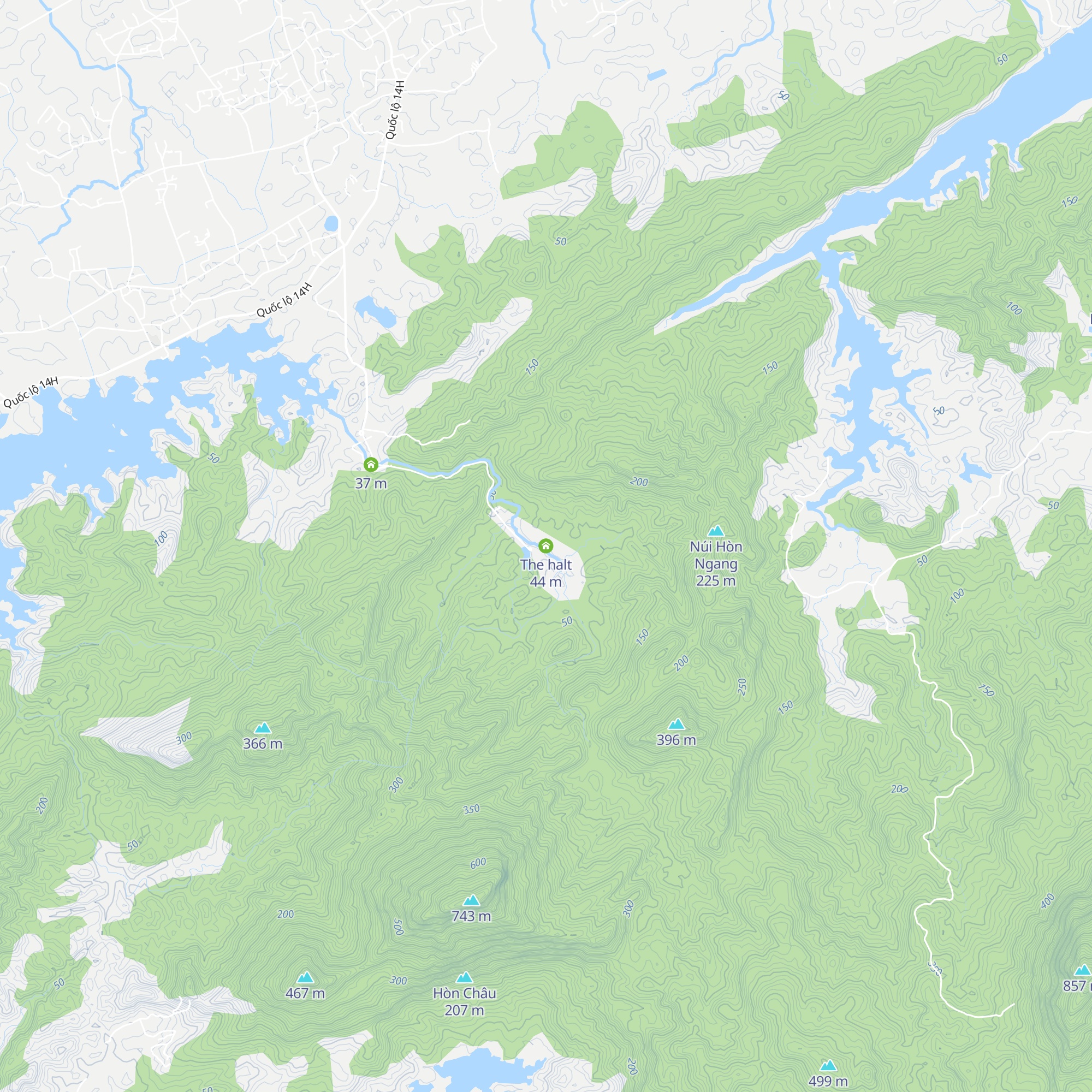 The halt map