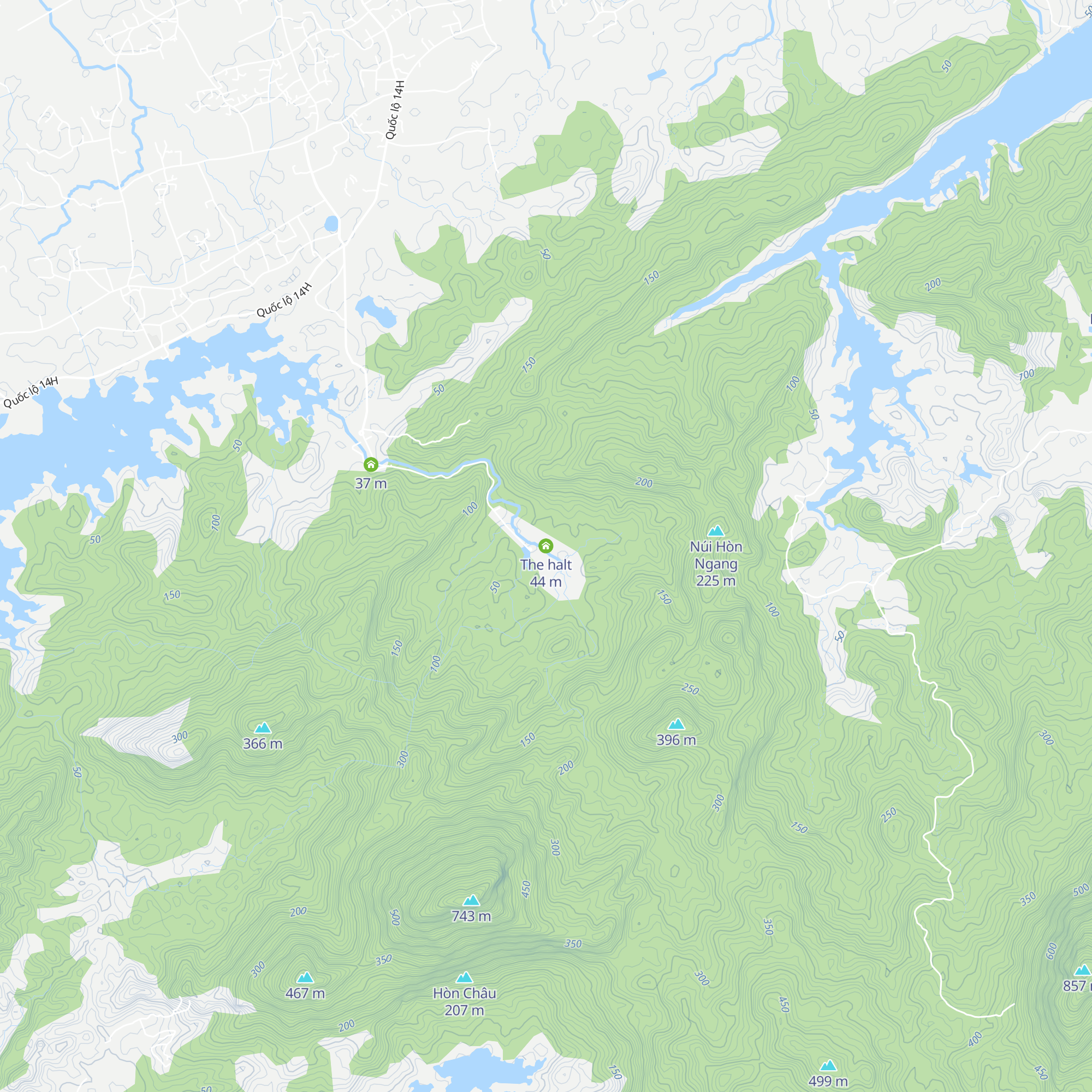 The halt map