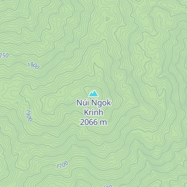 Map of Núi Ngok Krinh