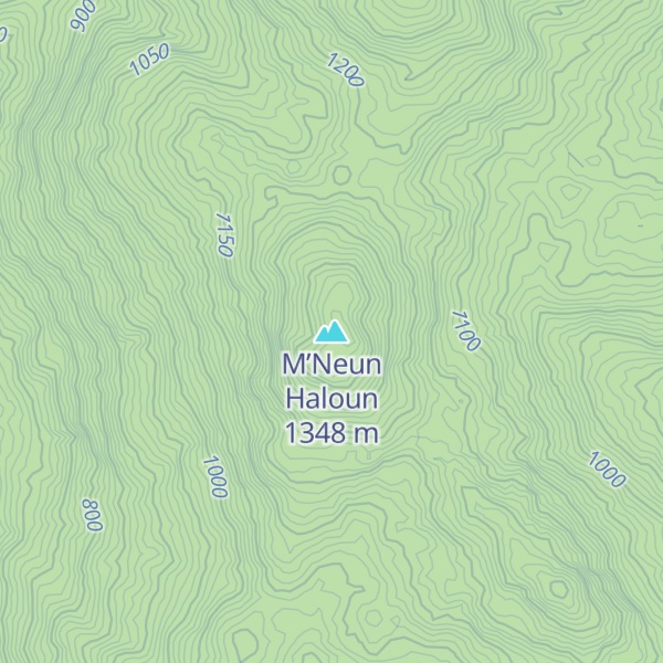 Map of M’Neun Haloun