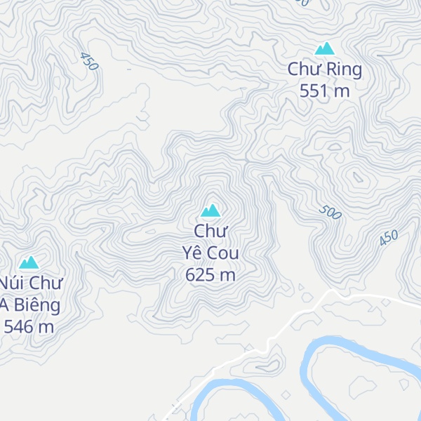 Map of Chư Yê Cou