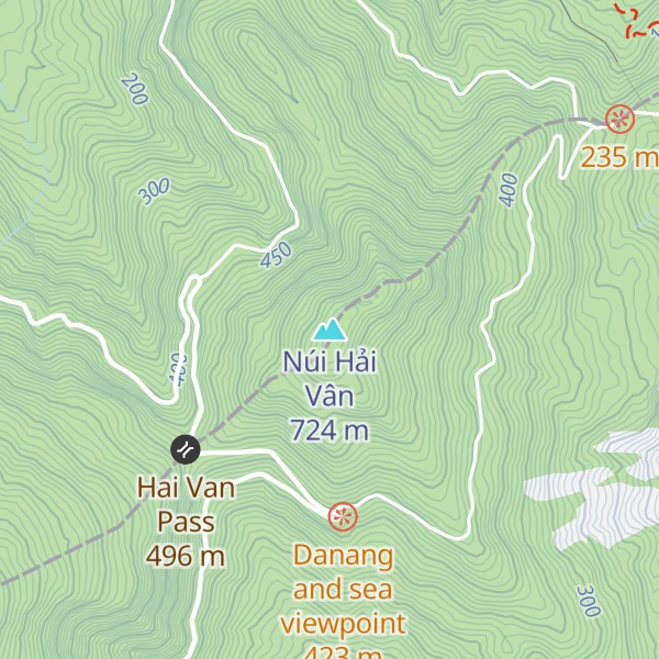 Map of Núi Hải Vân