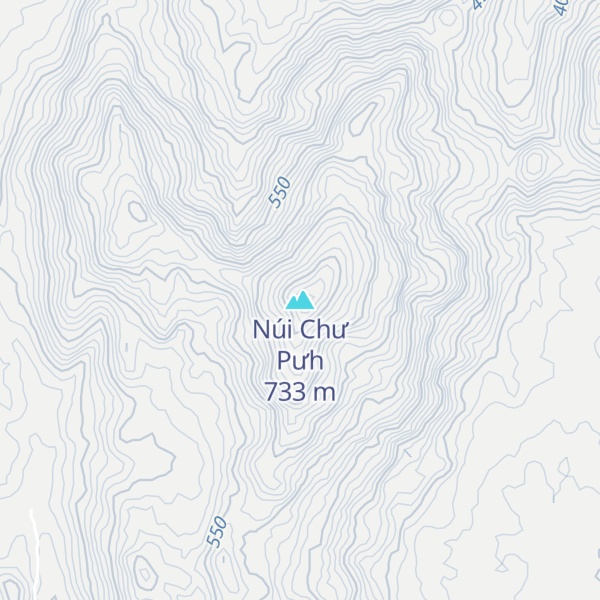 Map of Núi Chư Pưh
