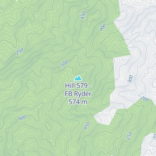 Map of Hill 579 - FB Ryder